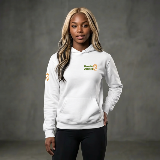 Unisex Hoodie-Left Chest-Green