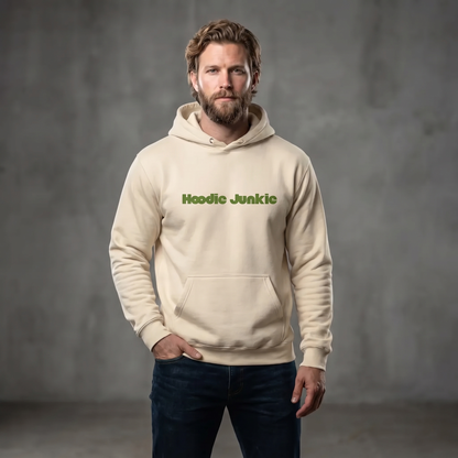 Unisex Hoodie-Center Chest-Green