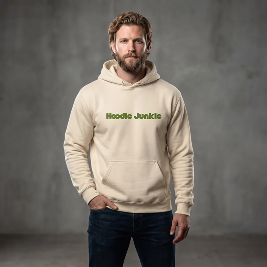 Unisex Hoodie-Center Chest-Green