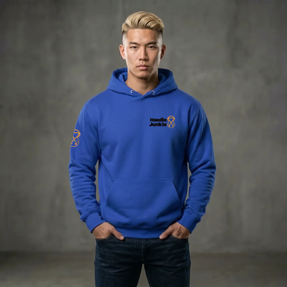 Unisex Hoodie-Left Chest-Black