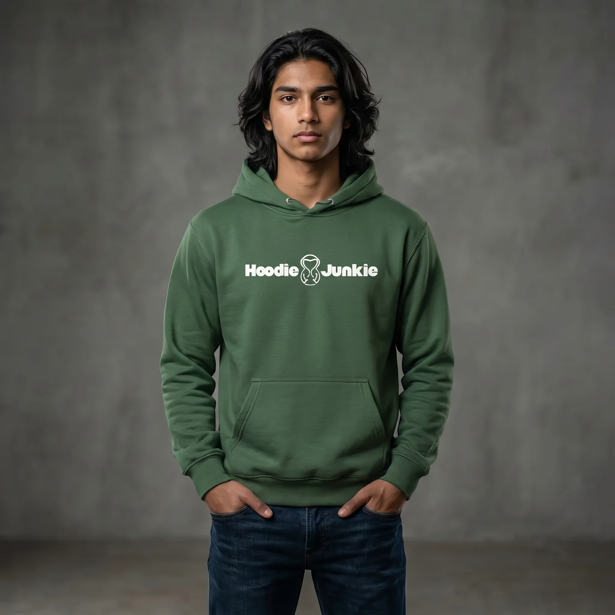 Unisex Hoodie-The Brand-White