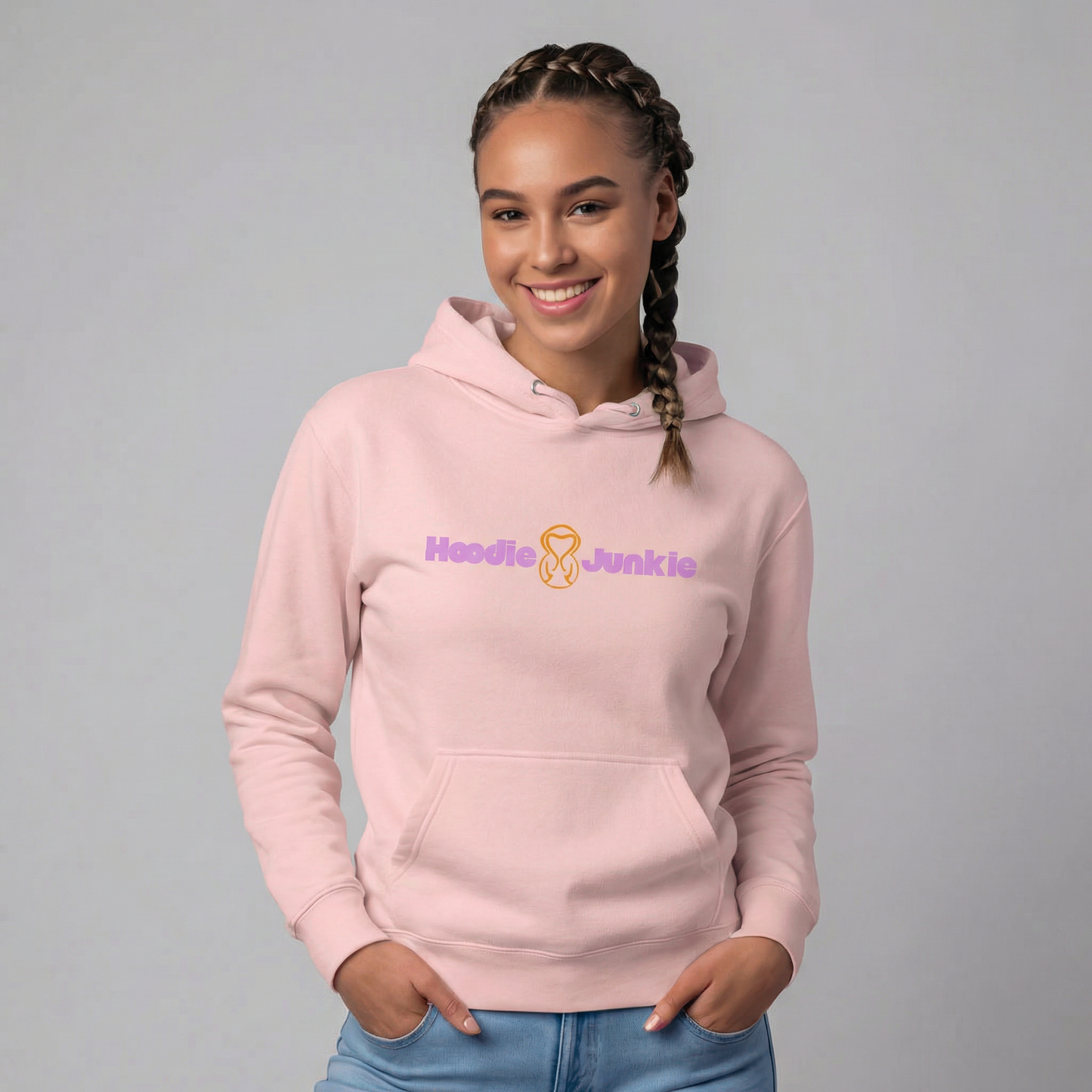 Unisex Hoodie-The Brand-Pink