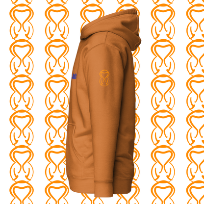 Unisex Hoodie-Center Chest-Green