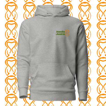 Unisex Hoodie-Left Chest-Green