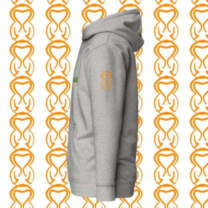 Unisex Hoodie-Center Chest-Green