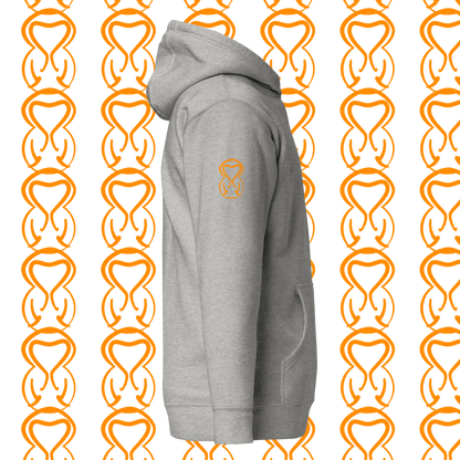 Unisex Hoodie-Left Chest-Green
