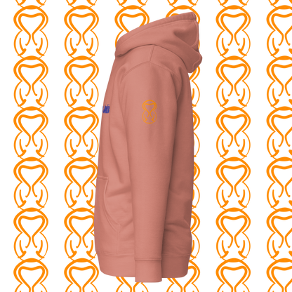 Unisex Hoodie-Center Chest-Green