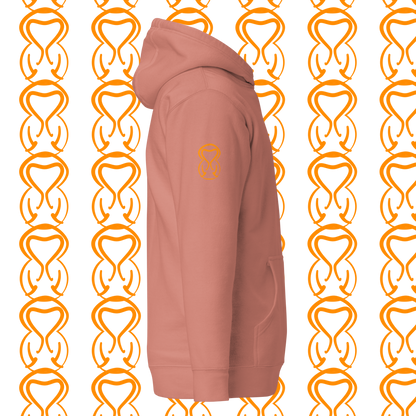 Unisex Hoodie-Left Chest-Green