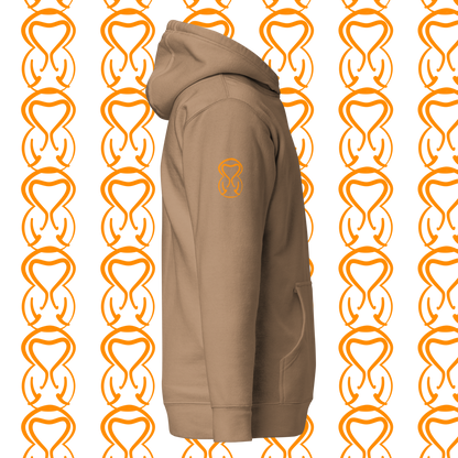 Unisex Hoodie-Left Chest-Green