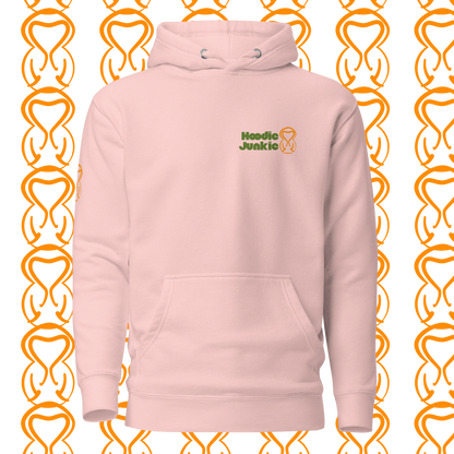 Unisex Hoodie-Left Chest-Green