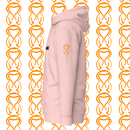 Unisex Hoodie-Center Chest-Black