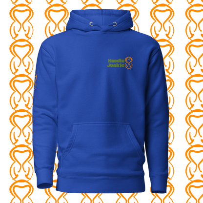 Unisex Hoodie-Left Chest-Green