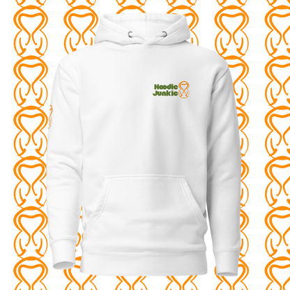 Unisex Hoodie-Left Chest-Green